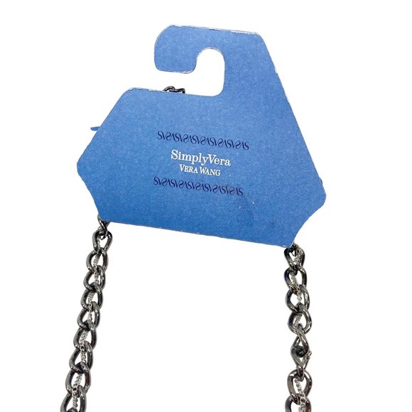 Simply Vera - Vera Wang Bold Faceted Drops Statement Necklace NWT - Picture 5 of 7